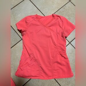 ScrubStar scrub corral pink set